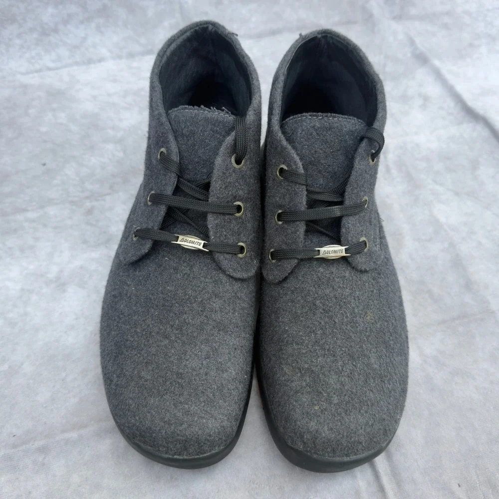 Dolomite Cinquantaquattro 54 Daily Wool Chukka Boots Grey Mens 10
